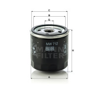 Фильтр масляный MANN-FILTER MW 712